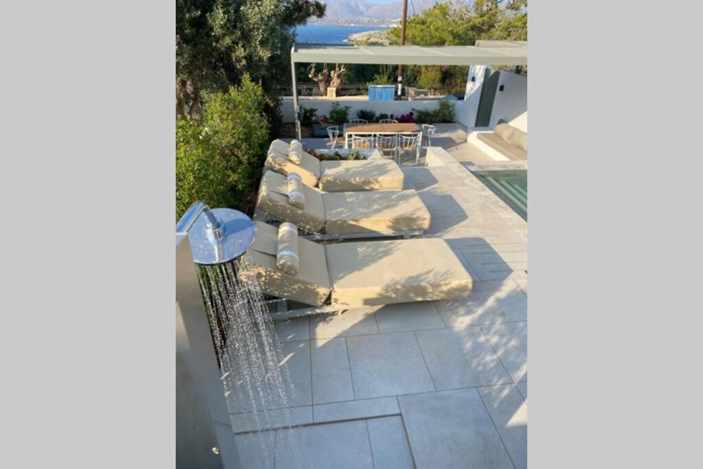 Chania Living Stories Villa With Piano Bagian luar foto