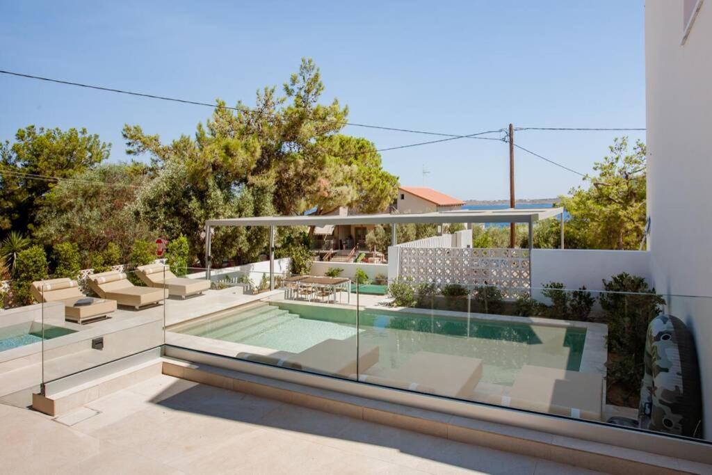 Chania Living Stories Villa With Piano Bagian luar foto