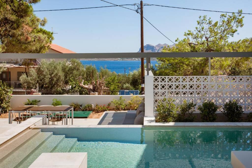 Chania Living Stories Villa With Piano Bagian luar foto