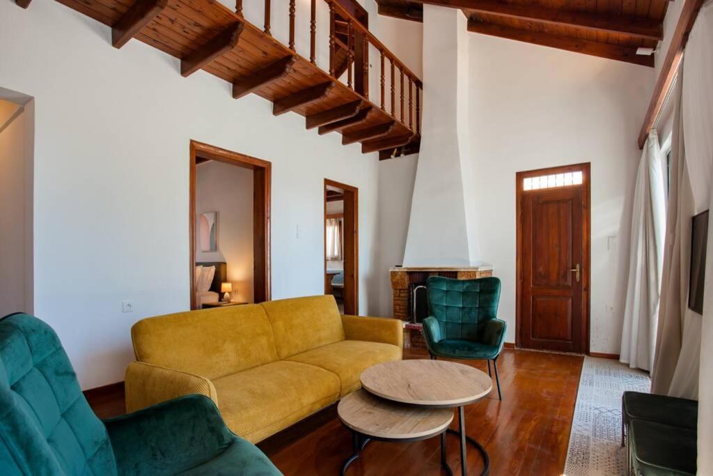 Chania Living Stories Villa With Piano Bagian luar foto
