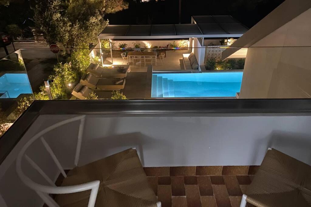 Chania Living Stories Villa With Piano Bagian luar foto
